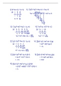 Class homework Precalculus (Math1113) 