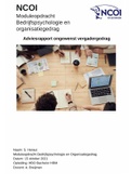 NCOI moduleopdracht Bedrijfspsychologie en Gedrag in Organisaties nieuw 2021 (cijfer 9 met feedback)