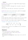 A level AQA Physics Waves and Optics notes