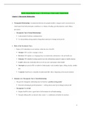 NR320 Exam 1 Study Guide / NR 320 Mental Health Exam 1 Study Guide (Latest-2021): Chamberlain College of Nursing