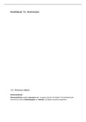 Biologie VWO 6: Hoofdstuk 13 Hormonen, inclusief begrippenlijst (nectar 3e editie)