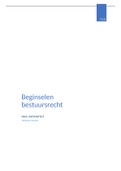 Samenvatting Hoofdzaken van het bestuursrecht, ISBN: 9789013150735  beginselen besuursrecht