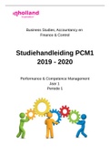 OE6 PCM1 studiehandleiding 2019-2020 