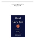 Think and Grow Rich, ISBN: 9781585424337 (engelse samenvatting)