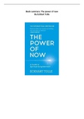 The Power of Now, ISBN: 9780340733509  (engelse samenvatting)