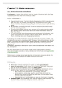 Sustainable Development Exam 2 Summary (Chapters: 13,17,20,21,22)