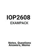 IOP2608 - EXAM PACK (2022) 