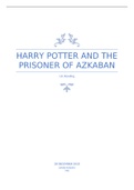 Engels Boekverslag van Harry Potter and the Prisoner of Azkaban
