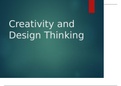 Presentation on Creativity & Design Thinking in a Startup