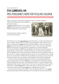 Engels samenvatting en opdracht boek: Miss Peregrine's home for peculair children