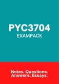 PYC3704 - EXAM PACK (2022)