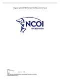 NCOI Bachelor Bedrijfseconomie integrale opdracht fase 3 - uitwerken van oplossingsalternatieven (cijfer 7,5)