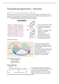 Extensive Notes of lectures of Translational genomics