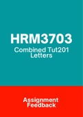 HRM3703 - Combined Tut201 Letters (2017-2020)