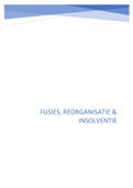 Uitwerkschema's en samenvatting per onderwerp Fusies, Reorganisatie & Insolventie - FRI