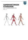 Samenvatting fysiologie (FS) week 1 t/m 8 NEXT module 1