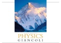 Test Bank for Physics: Principles with Applications Sixth Edition Douglas Giancoli- Chapter 1 to 33. COMPLETE TEST BANK