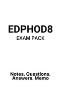 EDPHOD8 - EXAM PACK  (2022) 