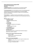 Samenvatting Economie Integraal VWO Hoofdstuk 15 Conjunctuur inclusief aantekeningen les, grafieken en voorbeelden