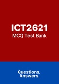 ICT2621 (Notes, MCQ Exam PACK, and ExamQuestions)