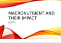 NUR 1172 - PMc Manuels Macronutrient And Their Impact.