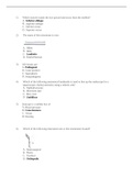 BIOL MISC ST practice exam 2 done. Questions and Answers /Pulaski Technical College