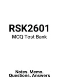 RSK2601 - EXAM PACK (2022)