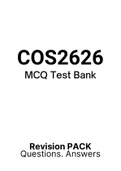 COS2626 - MCQ ExamPACK (2022)