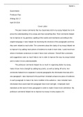 WRITING 010 - Essay 3 Final Draft Chicano Mexican American Movement with Highlights.