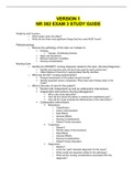 NR 302 EXAM 3 STUDY GUIDE( 3 VERSION) / NR302 EXAM 3 STUDY GUIDE( 3 VERSION): CHAMBERLAIN COLLEGE OF NURSING - LATEST-2021, A COMPLETE DOCUMENT FOR EXAM