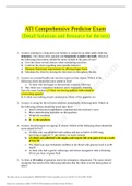 ATI Comprehensive Predictor Exam 2021.docx