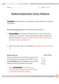 Gizmos: Water Pollution Lab 2020 | Water Pollution Lab Gizmos 2020 - Graded A+