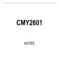 CMY2601 Summarised Study Notes