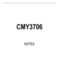 CMY3706 Summarised Study Notes
