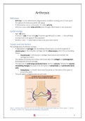 Arthrosis (Osteoarthritis) - Definition, epidemiology, causes, riskfactors, diagnosis and treatment