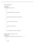BIO 251  - Unit Exam 2: Part 2. Questions with Answers. A+ Complete Guide.