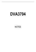 DVA3704 Summarised Study Notes