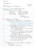 AP Biology Class Notes