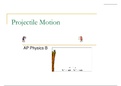 Science Projectile Motion presentation/study guide