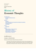Class notes on LECO history of economic thoughts