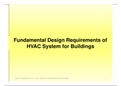 Test Bank For Fundamental Design Requirements of HVAC System for Buildings