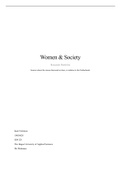 Research portfolio voor keuzevak Women & Society