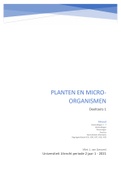 Planten en micro-organismen Deeltoets 1 (alle stof)