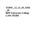 TOPIC_12_13_19_AND _20 BPP University College LAW 595403