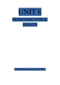 UNIT 8 PROMOTING PUBLIC HEALTH