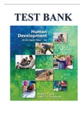 TEST BANK FOR HUMAN DEVELOPMENT: A LIFE-SPAN VIEW 8TH EDITION ROBERT V. KAIL JOHN C. CAVANAUGH ISBN-10: 1337554839, ISBN-13: 9781337554831