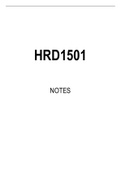 HRD1501 Summarised Study Notes