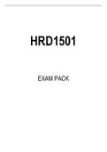 HRD1501  EXAM PACK 2022