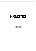HRM3703 Summarised Study Notes