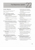 BSC 2086 - CH 22 Respiratory System Study Guide.